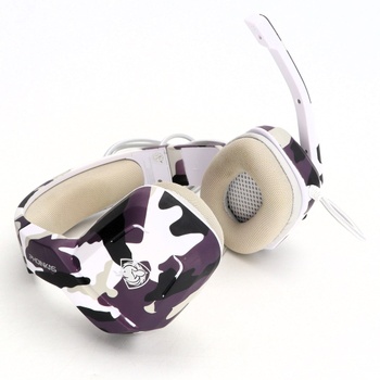 Sluchátka YOTMS H1 šedý maskáč