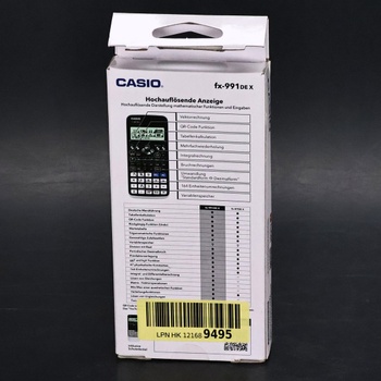 Kalkulačka Casio FX-991DE X německý jazyk