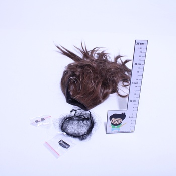 Predĺženie vlasov FESHFEN 40 cm hnedé