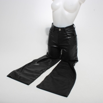 Dlouhé kalhoty černé Bershka 