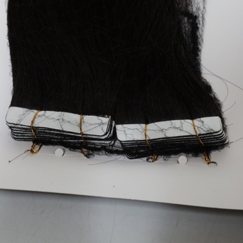 Prodloužení vlasů Silk-co 43 cm černé