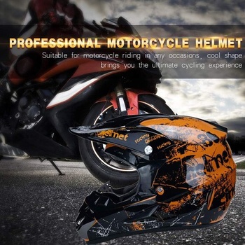 UIGJIOG Enduro Protection Dětská motocyklová přilba Celoobličejová MTB Motokrosová přilba,