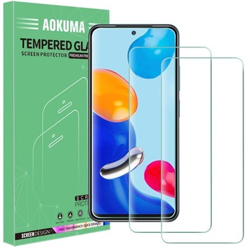 Ochranná fólie AOKUMA pro Xiaomi Redmi Note 11, 2 kusy skla kompatibilní s ochrannou fólií Xiaomi