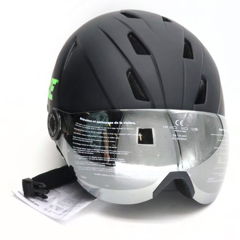 Lyžiarska helma Awe čierna s hľadím