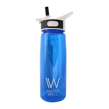 Filtračná fľaša na vodu WaterWell modrá