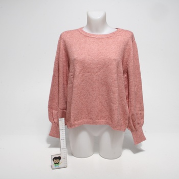 Dámský svetr Only růžový XXL