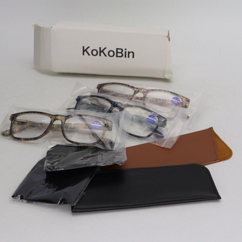 Dioptrické brýle KoKobin, 3 ks, na čtení