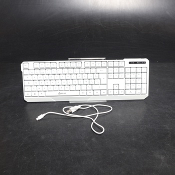 Bezdrôtová klávesnica KLIM ‎WL906FR biela