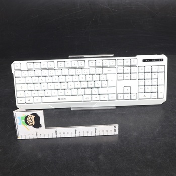 Bezdrôtová klávesnica KLIM ‎WL906FR biela