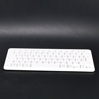 Bezdrôtová klávesnica Qulose biela