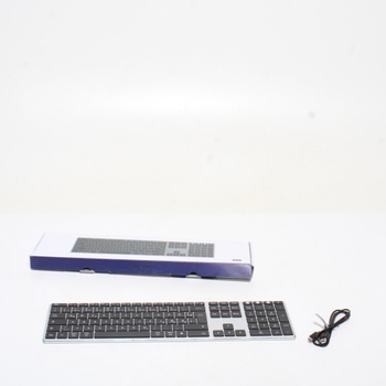 Bezdrátová klávesnice ASHU Mac OS/iOS černá