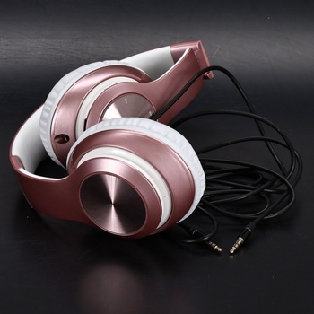 Sluchátka na uši Lankey Sound 9S růžová