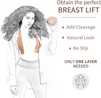 Tbwisher páska na zdvihnutie pŕs Boobytape - Lepiaca páska na telo pre push-up formu pre zdvihnutie
