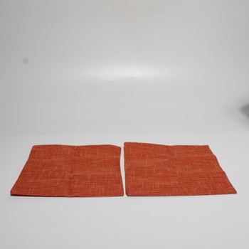 Obliečka na vankúš Miulee, 2 ks, oranžová