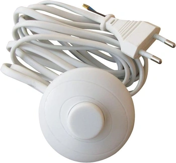 TIBELEC - Elektrická šňůra s nožním spínačem a 2-pólovou…