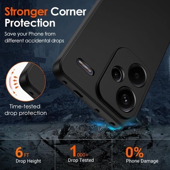 Silikonové pouzdro ivoler pro Xiaomi Redmi Note 13 Pro Plus 5G (ne pro Redmi Note 13 Pro 5G) s