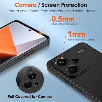 Silikonové pouzdro ivoler pro Xiaomi Redmi Note 13 Pro Plus 5G (ne pro Redmi Note 13 Pro 5G) s