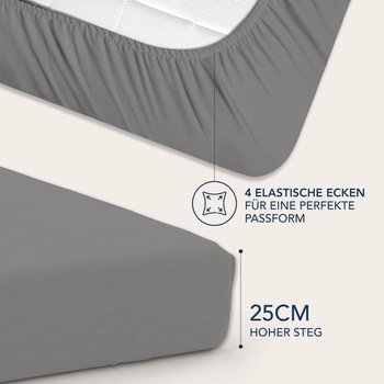 Dreamzie - vypasované prestieradlo 90x190/200cm - mikrovlákno Oeko TEX certifikované - 100%