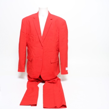 Pánský oblek Opposuits červený, vel. 60