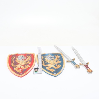 Rytířský meč a štíty na hraní Liontouch 