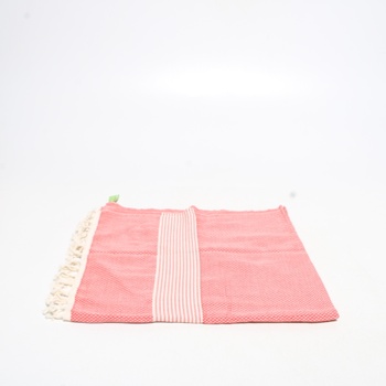 Osuška červená/bílá Happy Towels