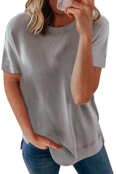 Uusollecy dámské tričko letní, kulatý výstřih, krátký rukáv…