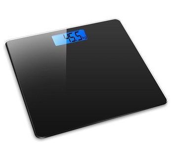 Digitální elektronické osobní váhy, tělesné váhy 28 x 28 cm 180 kg Plošina s podsvíceným displejem