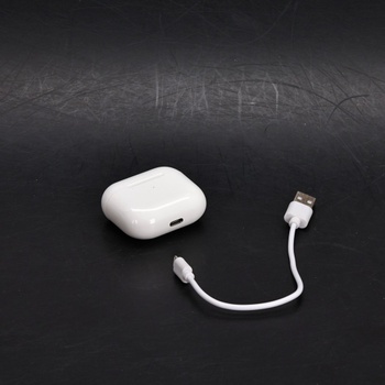 Bluetooth sluchátka bílá IPX7 Vodotěsná