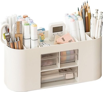 Lvjkes držák na pera Úložný box, organizér na stůl 10…
