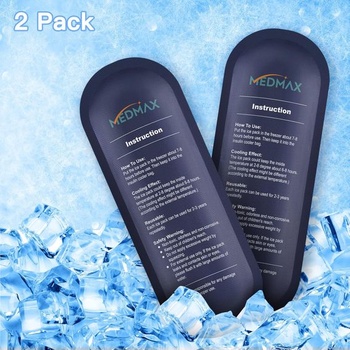 MEDMAX Ice Pack pre inzulínovú chladiacu tašku Cestovná taška – balenie 2 opakovane použiteľných