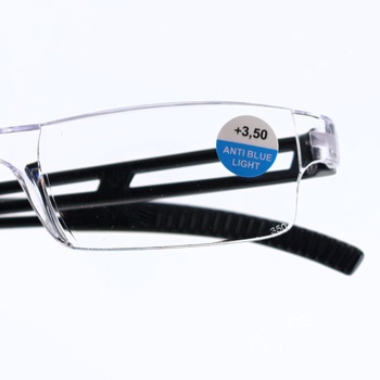Brýle na čtení MMOWW DEL003-4BK-3.5 4 kusy