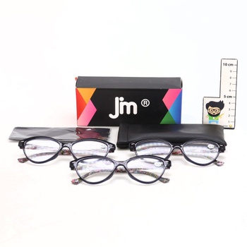 Dámske okuliare na čítanie JM, 3 ks