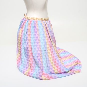 Dámská sukně pod kolena vícebarevná