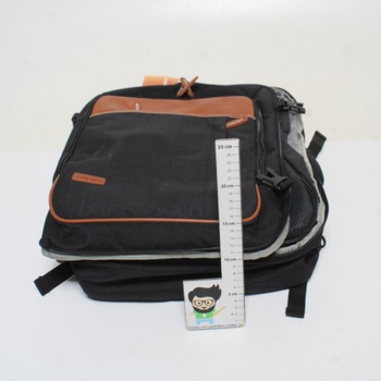 Městský batoh Lumesner černý 35 x 30 cm