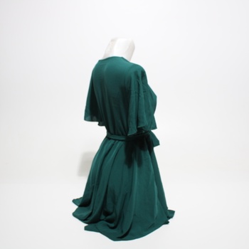 Dámske šaty Beluring zelené s výstrihom