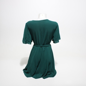 Dámske šaty Beluring zelené s výstrihom