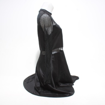 Dámske sieťované šaty Zeagoo veľ. L čierne