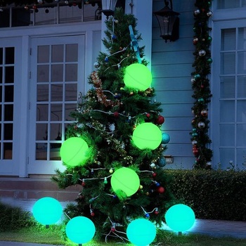 Solárne lampy do exteriéru, záhrada, 6 kusov, guľové solárne rozprávkové svetlá, vonkajšie, 7