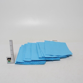 Papírové tašky Biozoyg modré s puntíky