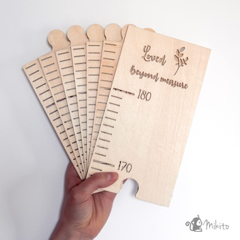 Drevené merítko pre deti Mikito