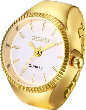 ŠperkyWe Finger Watch Prstencové hodinky Elastické hodinky:…