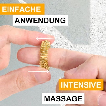 Prémiové akupresúrne krúžky VONERO Skills Prstencové masážne krúžky na prsty Akupresúrne krúžky