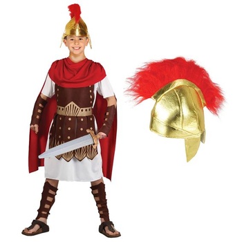 Moje iluze Dětský římský gladiátor Centurion Světový den knihy Maškarní kostým s helmou (XL 11-13