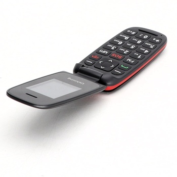 Mobilní telefon Ushining F200 černo-červený
