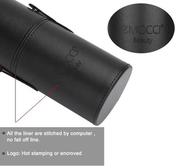 EMOCCI Držiak štetca na make-up Štetec na fúzy kozmetik Organizer Steel