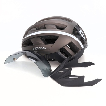 Cyklistická čierna prilba VICTGOAL XL