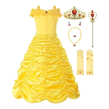 Dievčenské kostým ReliBeauty žltý vel.100