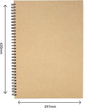 Artway A3 na výšku Enviro-špirálovo viazaný skicár A3-formát na výšku-70 strán/35 listov 170 GSM