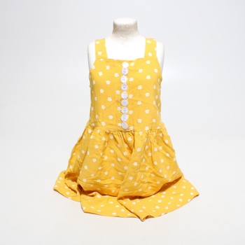 Dievčenské šaty F&F kids vel.116 žlté