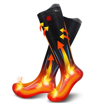 Černé vyhřívané ponožky G 7.4 L